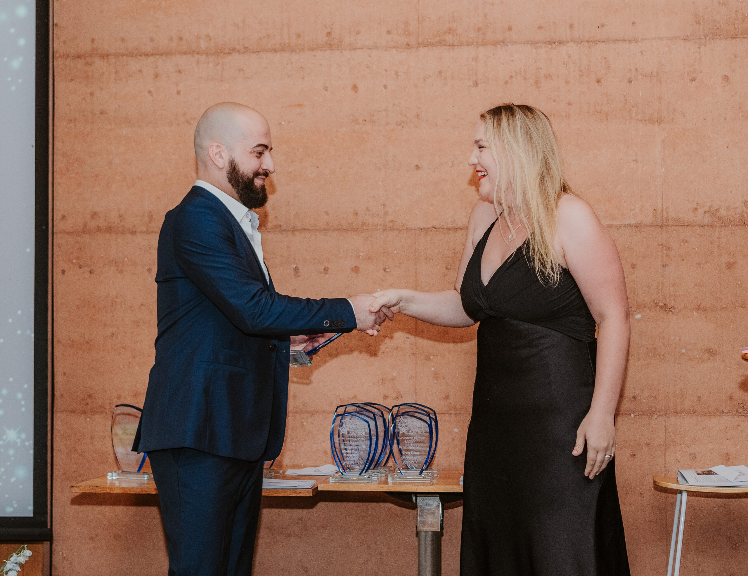 Auslan for Families receiving BSW Connect Small Business Award