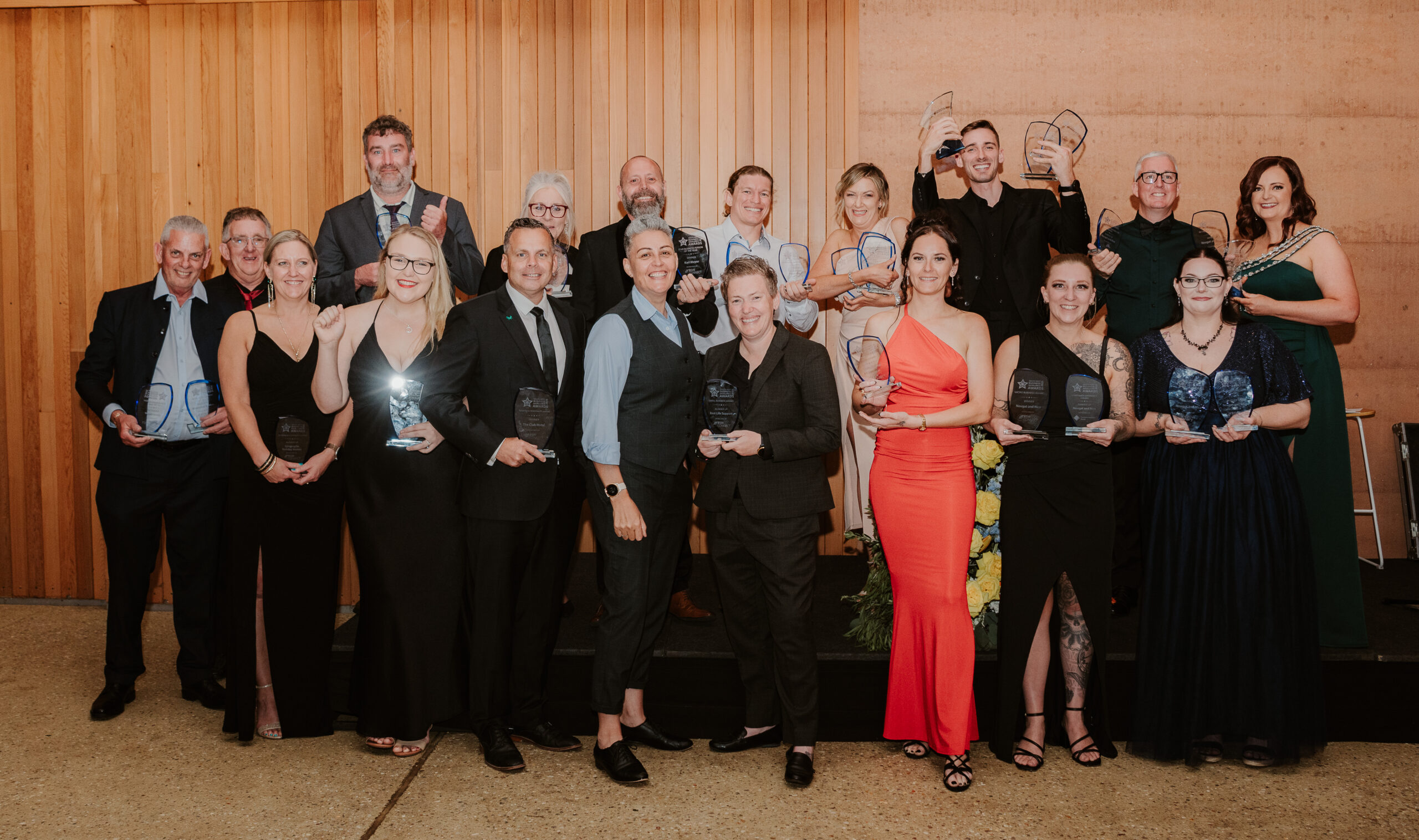 Winners and Runner Ups of the South West Business Excellence Awards 2025 celebrating their achievements